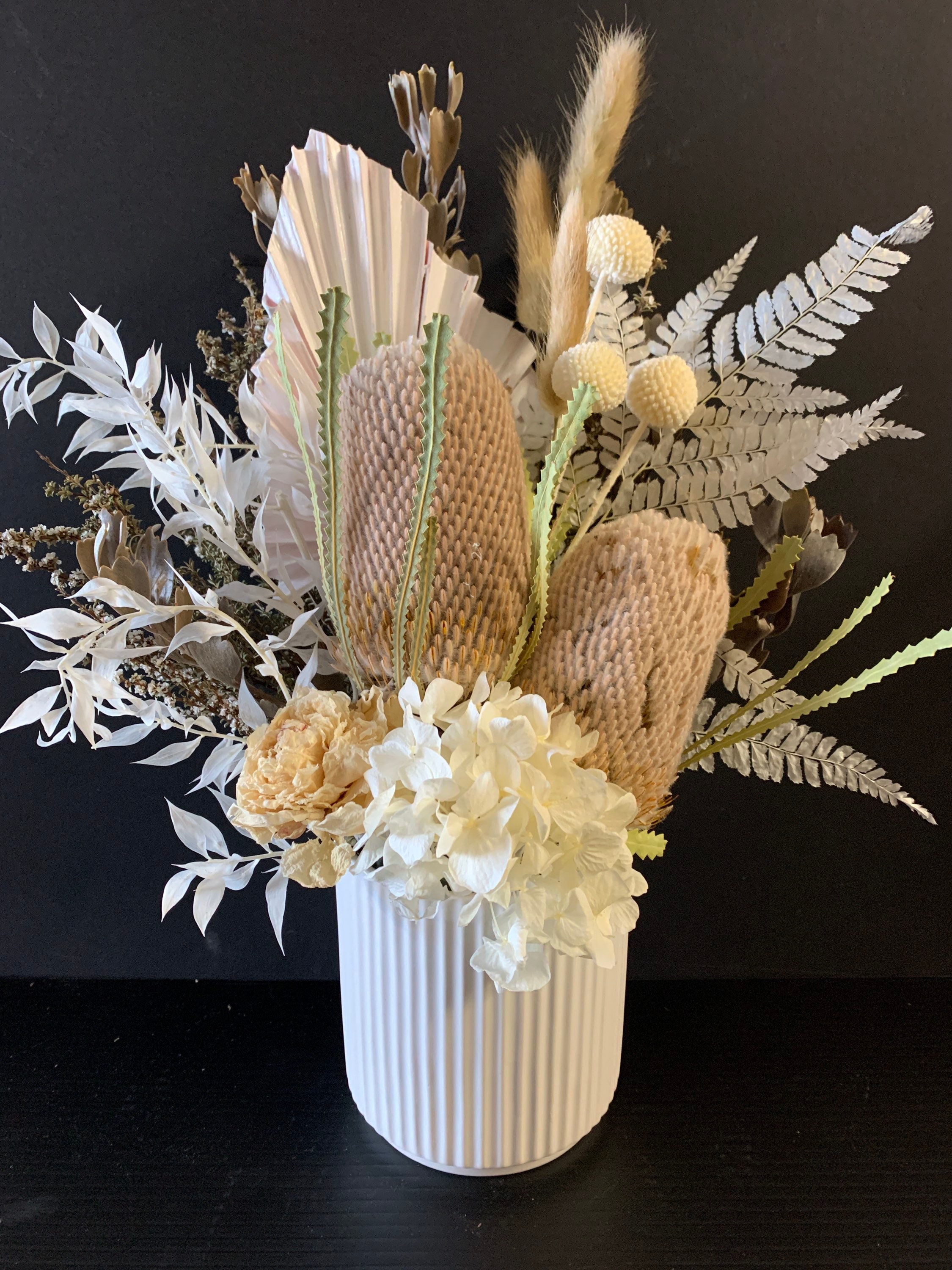 Dried flower arrangement Etsy