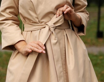 Susie trench coat. 100% cotton.