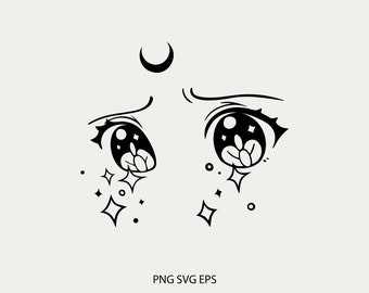 Download Crying Eyes Drawing Etsy