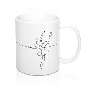 Ballet Is All About The Lines | 11-oz Coffee Mug | Dance Lovers Gift