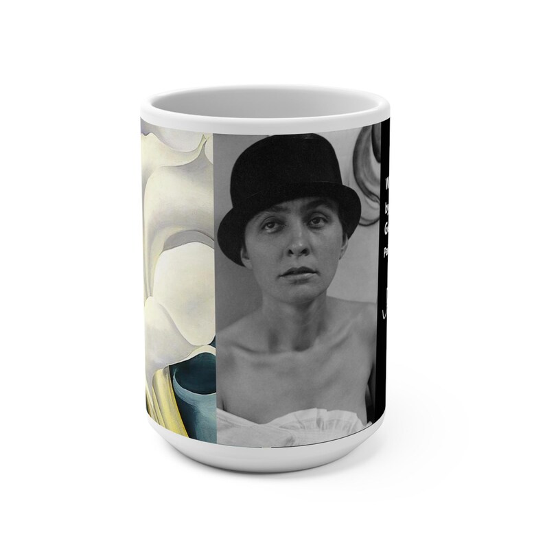 Georgia O'Keeffe Floral Art Coffee Mug - Art Lover Gift 11/150z afbeelding 8