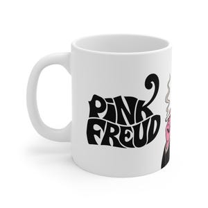Sigmund Freud Spliff Parody Mug - Pink Freud - 11/15 oz