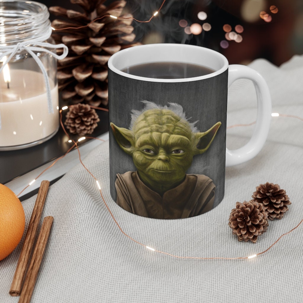 Yoder May the Force Be With Yous Yoda Star Wars Parody 11oz Mug