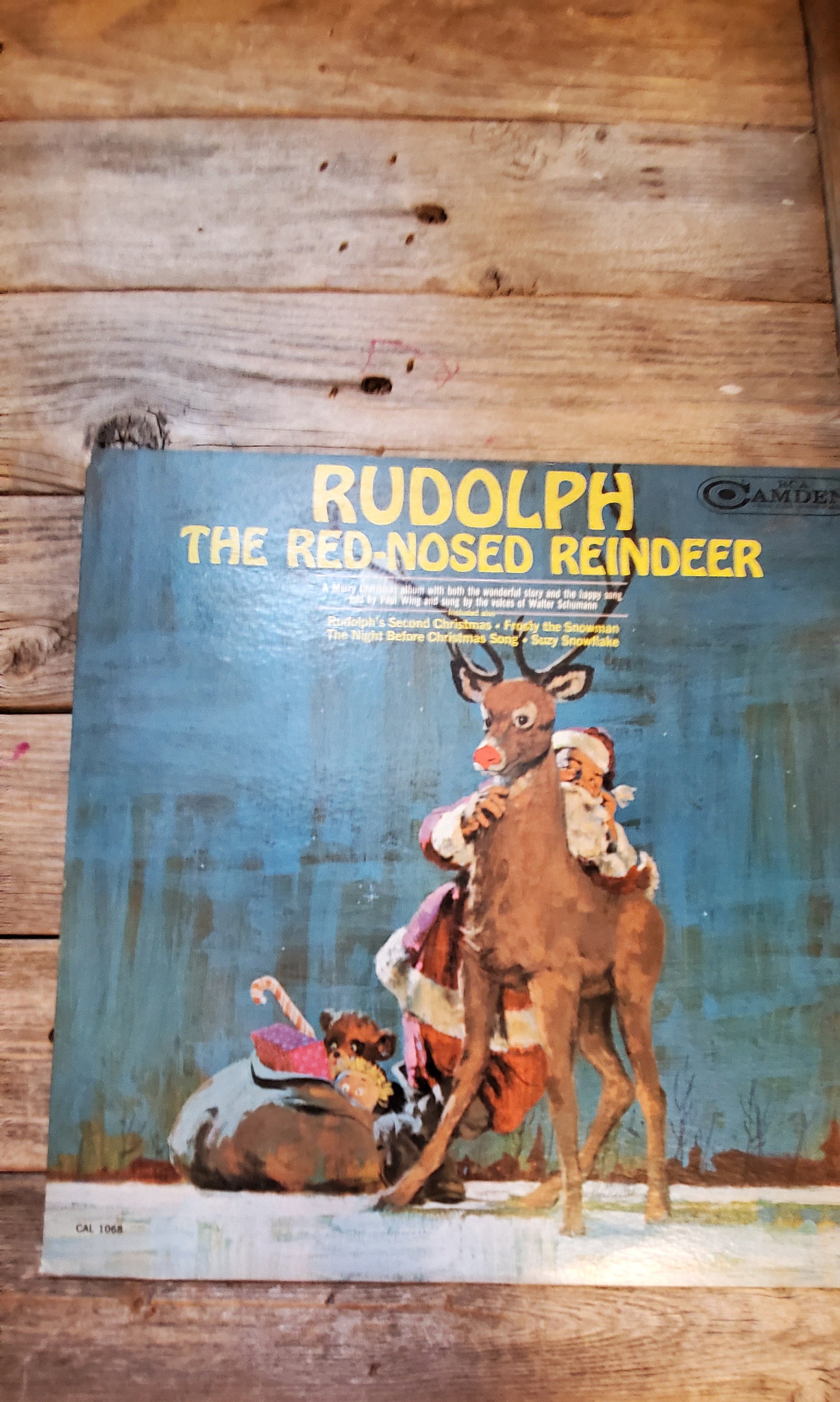 Rudolph The Red Nosed Reindeer Record | Etsy