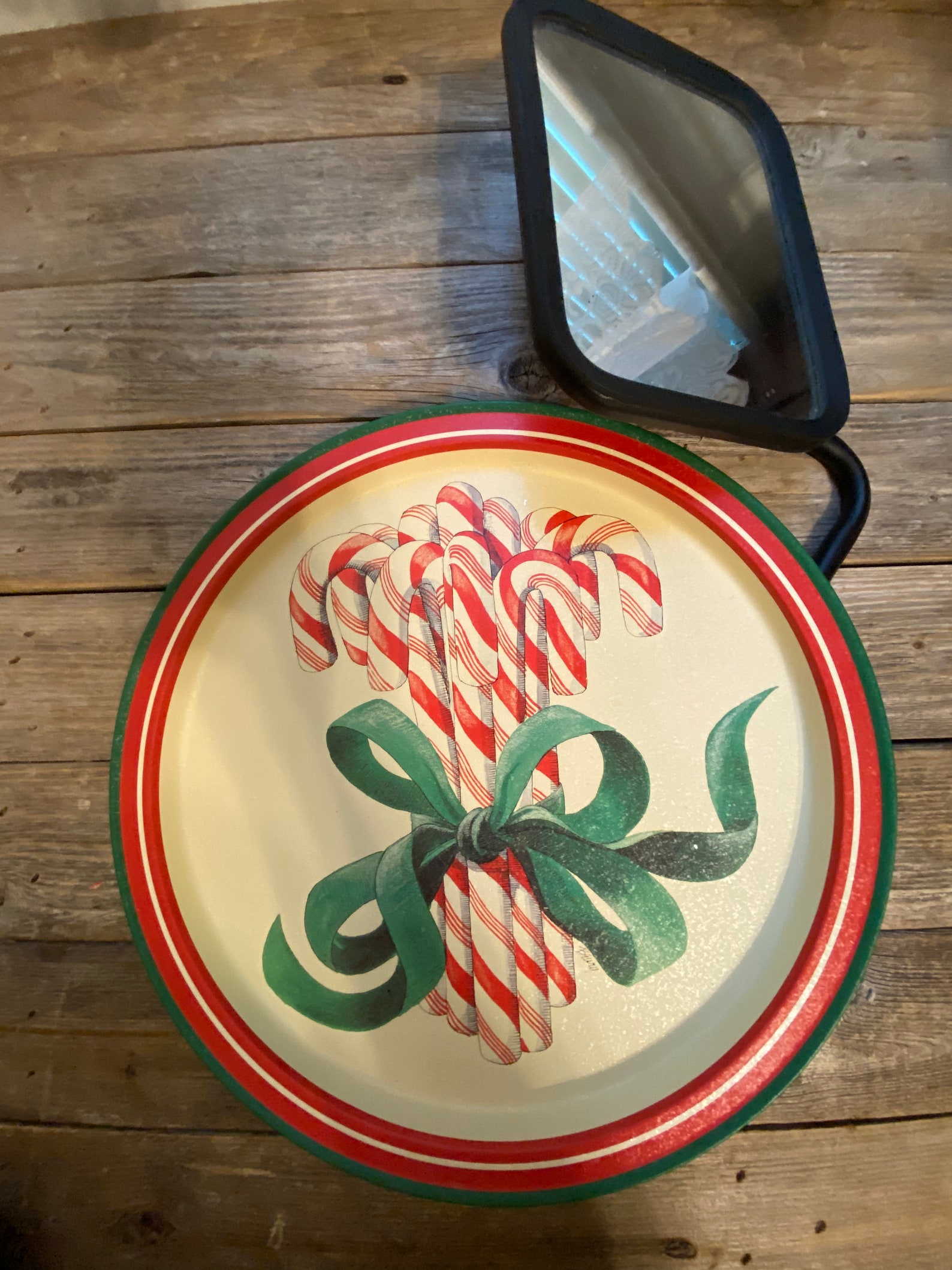 candy cane veggie tray