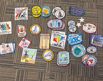 Bicycle Patches Vintage -39 total