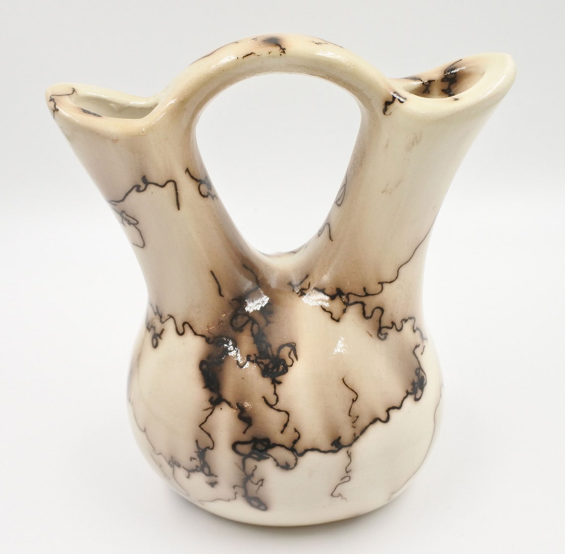 Handmade Ceramic Wedding Vase Horse Hair Pottery Hummingbird Etsy