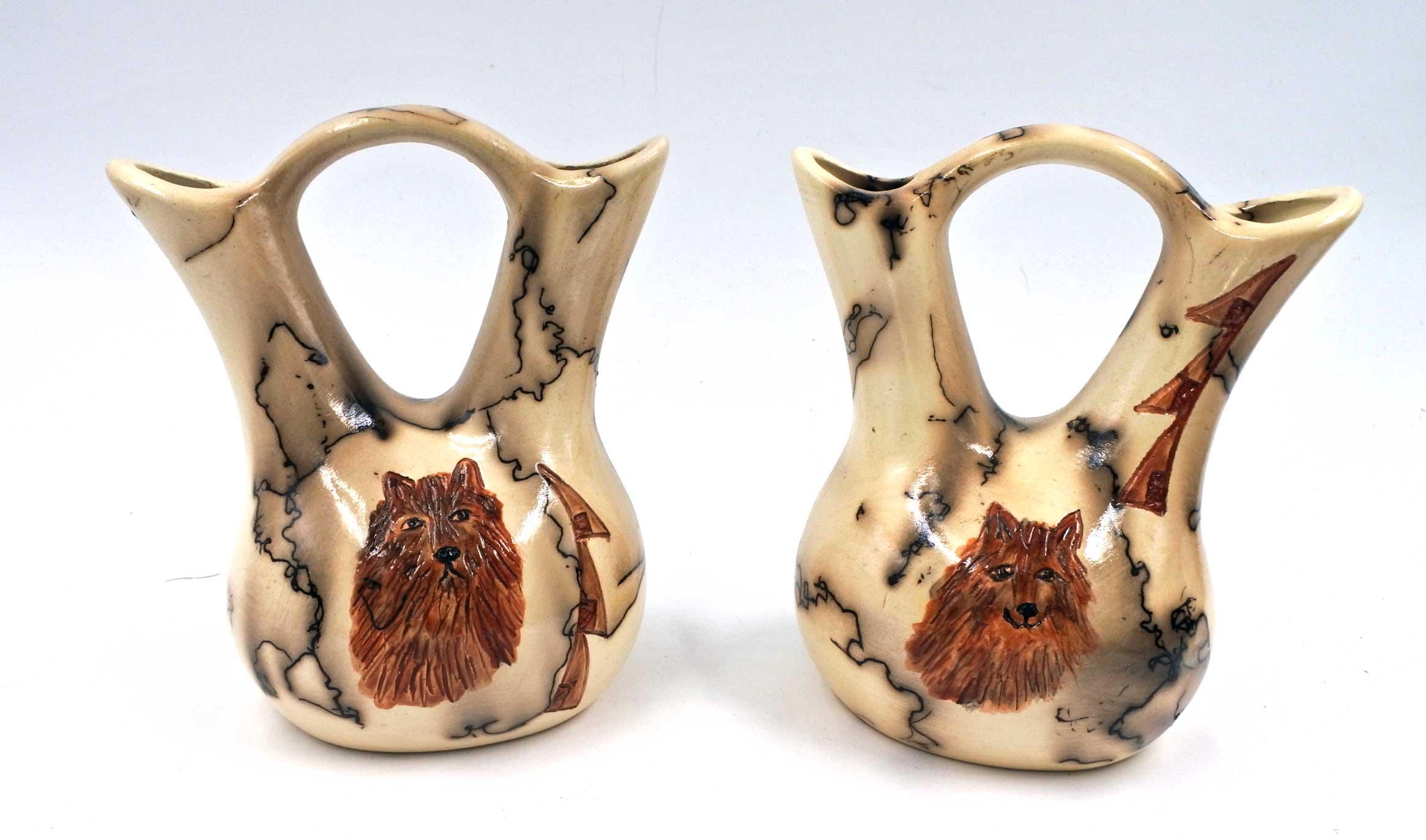 Wedding Vase Horsehair Pottery Gina Arrighetti Wolf