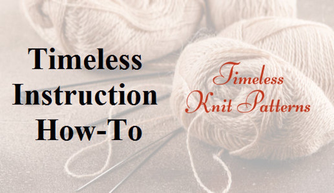 Howto Knit Darts, PDF Digital DOWNLOAD, Instruction Knitting DARTS