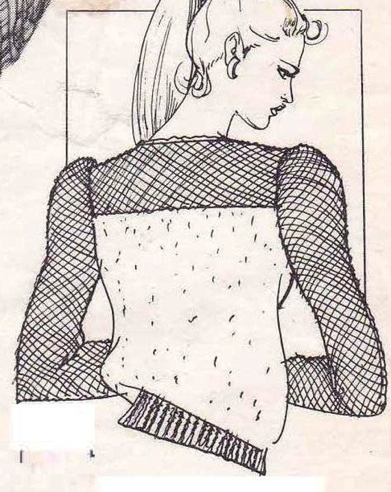 トップス PERVERSE knit Archives Rare Vintage Melrose Knit PDF Download PATTERN, 1980s Basket