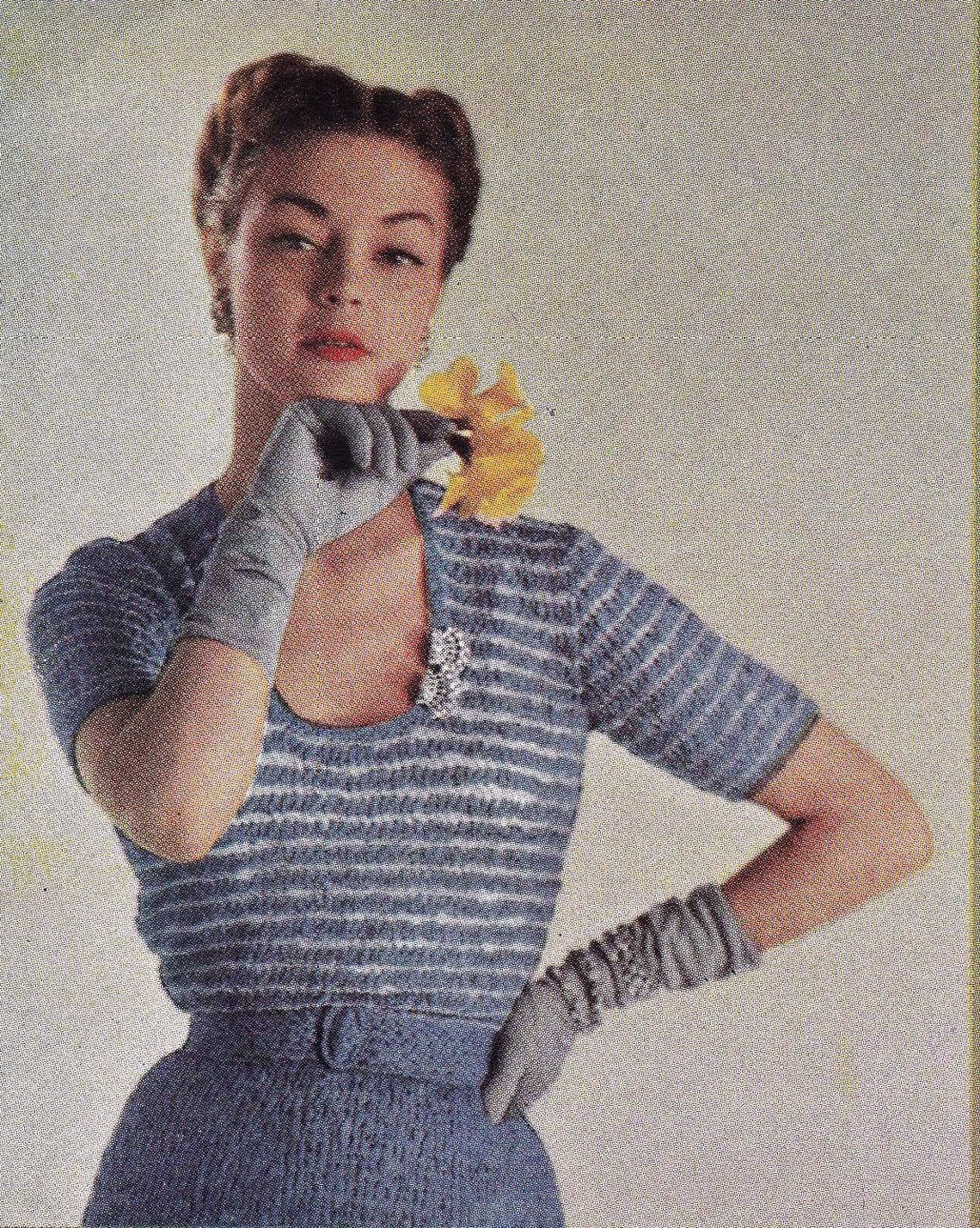 Vintage Knit & Crochet PATTERN PDF Download Women's Etsy