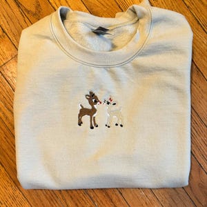 Rudolph Embroidered Sweatshirt