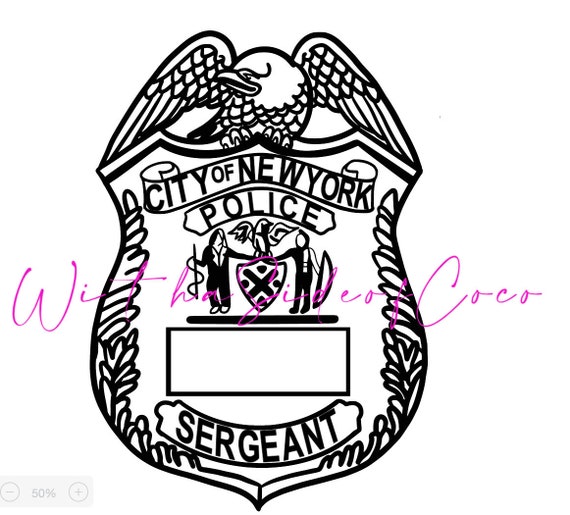 【希少】NYPD /SARGEANT（巡査部長）/徽章/帽章 /ホルダー付き 希少】NYPD /SARGEANT（巡査部長）/徽章/帽章 /ホルダー付き