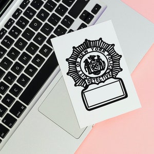 NYPD Detective Shield SVG
