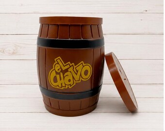 El Chavo del Ocho Barrel Cup with Straw – 1.1L Reusable Plastic Tumbler | Mexican Nostalgia Gift | Chespirito Collectible