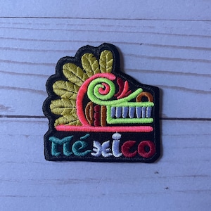 Mexicaanse Heilige Azteekse Maya Prehispanische Charme Otomi Quetzalcoatl Religieus Mexico Iron On Patch