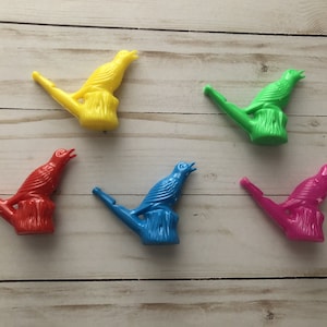 Plastic Mini Water Bird Whistle Mexican  Party Favor Fiesta
