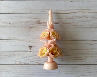Großer Tag der Toten Ringelblume Ivory mit Pink Blush Oaxaca