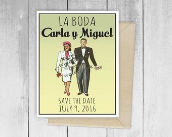 Loteria mexikanische Hochzeit Digitale Datei für den Druck Novios La Dama El Catrin