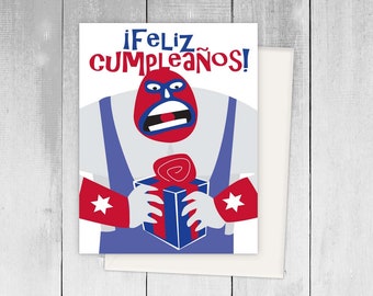 Spanish Greeting Cards Birthday Cumpleaños Bilingual Tarjeta de Cumple