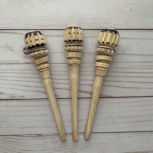 Set of 5 Mini Mexican Wooden Cooking Utensils Baking Supplies Etsy