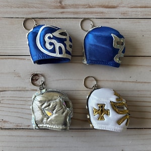 Luchador Mask Lucha Libre Nyckelring Blue Demon Santo Huracan Ramirez Mistico Mask