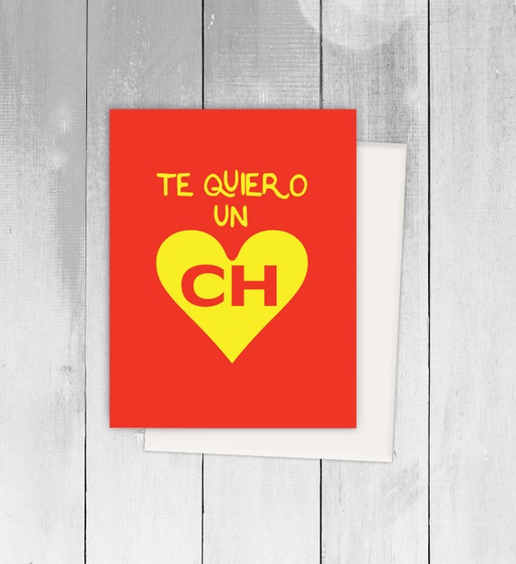 Spanish Greeting Cards Love Amor Bilingual Tarjeta de Ocasion I love