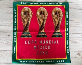 Mexikanischer bunter heller dünner Schal Paliagate Mundial Futbol Mexiko Fußball