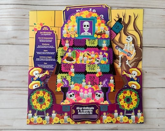 3d Day of the Dead Altar Dia de Muertos