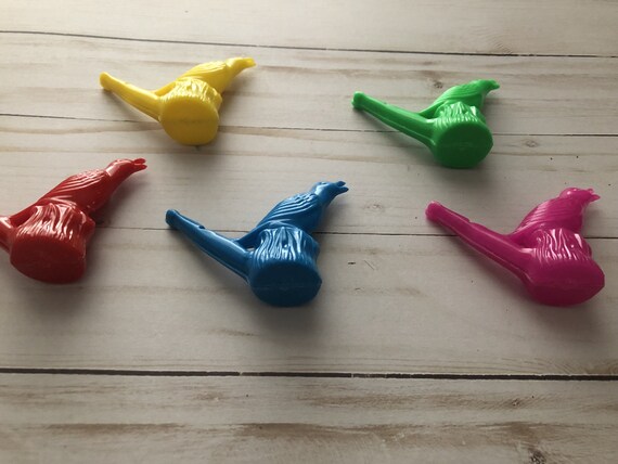 Silbato De Agua Para Imitar Cantos De Pájaros - Juguete Musical Para Niños Con Cordón | Reutilizable Y De Material ABS