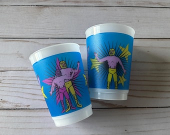 Plastik klassische mexikanische Luchador Tasse