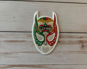 Lucha Libre Patch Mexican Luchador Wrestling Iron Sew On Embroidered Applique Mexico Wrestler Mask Parche Bordado Gift