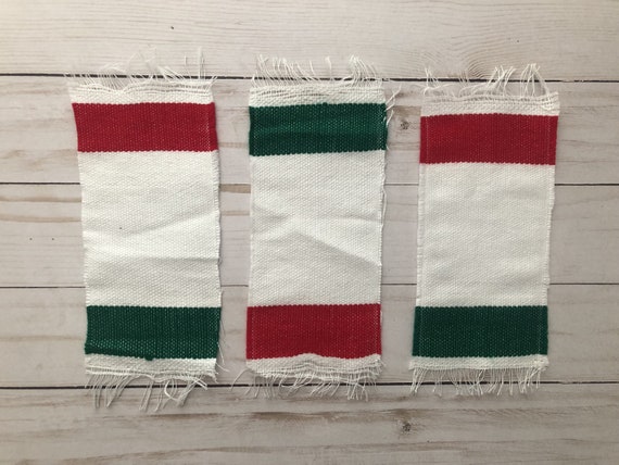 Pack of 6 Large Mexican Sarape Party Favor Serape Fabric Tricolor Mexico Flag