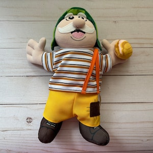 Dr. Simi Famous Mexican Chain Plush Doll Kitschy Concert El Chavo Chapulin Colorado