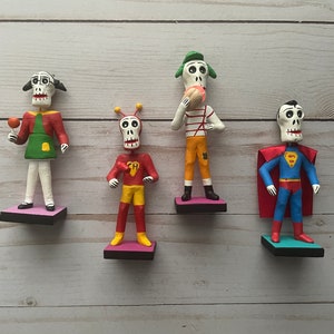 Día de muertos Día de los Muertos Chavo del Ocho Boda Pastel Topper Decoración