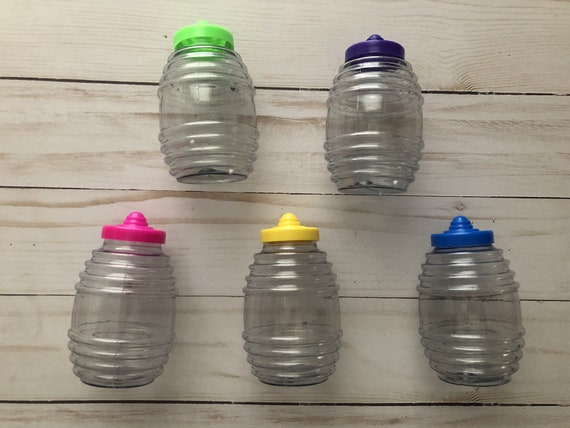 Plastic Mini Vitrolero Mexican Agua Fresca Plastic Party Favor Fiesta Container Vitrolera Vitrolero Salt and Pepper Shakers Il_570xn