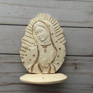 Adorno para tarta de boda de la Virgen de Guadalupe, portavelas para cumpleaños