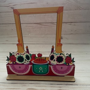 Calavera Skull Mexican Day of the Dead Dia de los Muertos Ofrenda Wood Altar