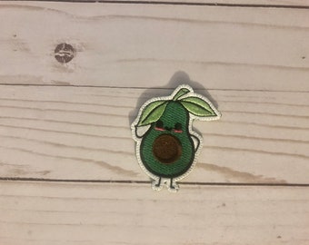 刺繍アボカド植物メキシコ縫い付けパッチ