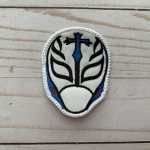 Mexican Luchador Patch Electric Blue Lucha Libre Wrestling