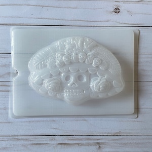 Dag van de Dode Suiker Schedel Papel Picado Catrina Plastic Chocolade Gips Gelatine Schimmel Bakken Benodigdheden