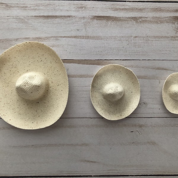 Pack of 6 Cowboy Mexican Sombrero Mini Hat Size Wedding Party Favor