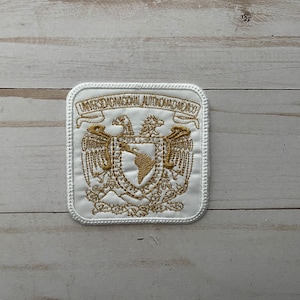 UNAM Mexican Embroidered Sew On Patch Mexico