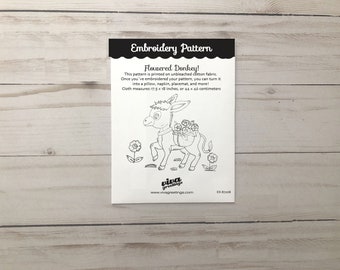 Mexikanische Stickmuster Canvas DIY Servietten zum Kreuzstich stempeln