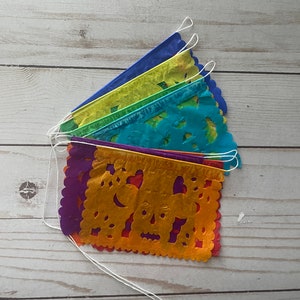 Mini Papel Picado Vlaggen Mexicaanse Dag van de Dode Schedels Mexico Decoratie Party Decor Banner