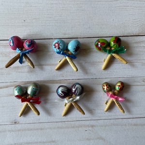 Mini Mexikanische Maraca Gastgeschenk 6er Set