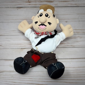 Dr. Simi Famous Mexican Plush Doll Kitschy Concert Cantinflas