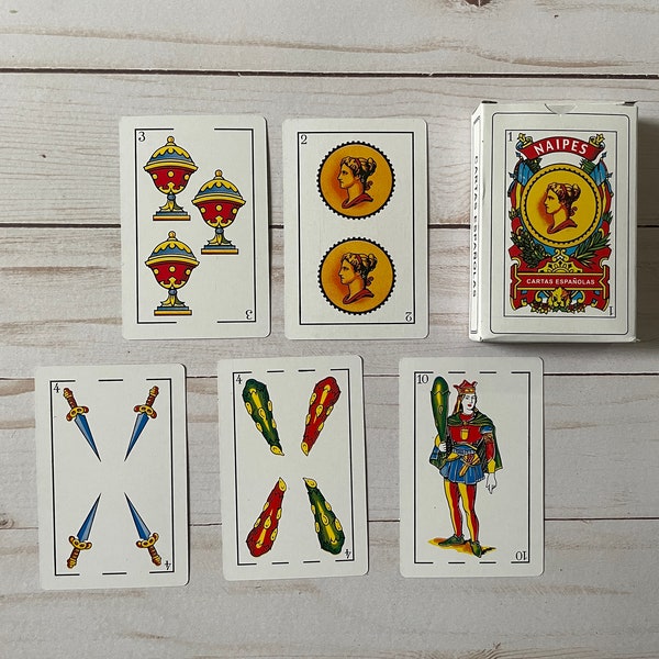 Naipes Mexican Spanish Baraja Playing Cards Deck