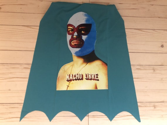 Nacho Libre Costume Cape With Mask Kids Luchador Costume Etsy