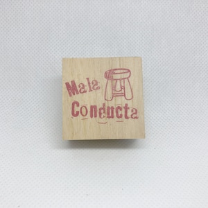 Spanische Mala Conducta Well Done Lehrer Stempel Siegel
